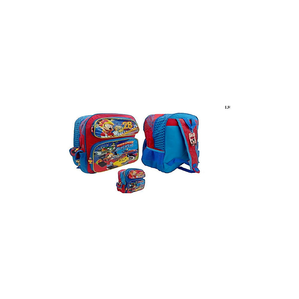 MOCHILA 16PLG MICKEY 3 ZIPPERS 088-84854