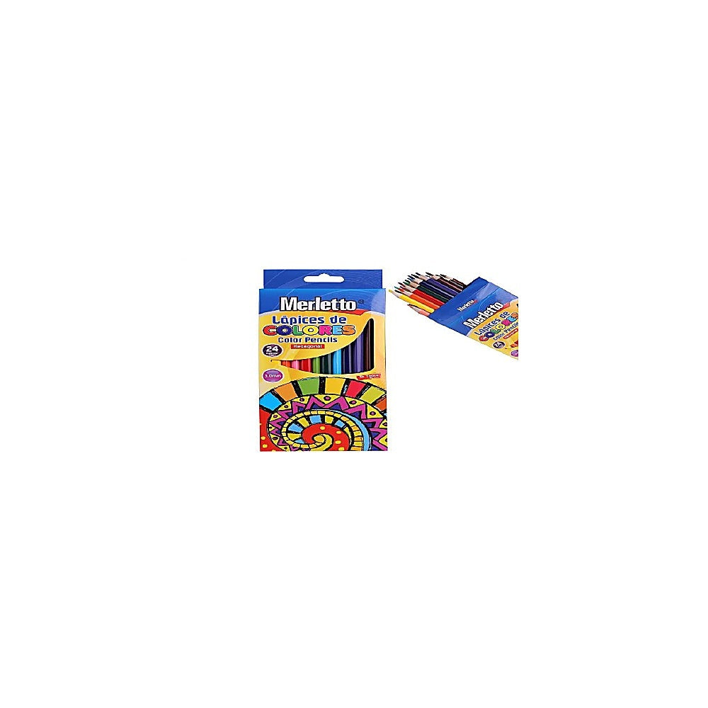 LAPICES DE COLORES 24PCS MERLE 780-8232769