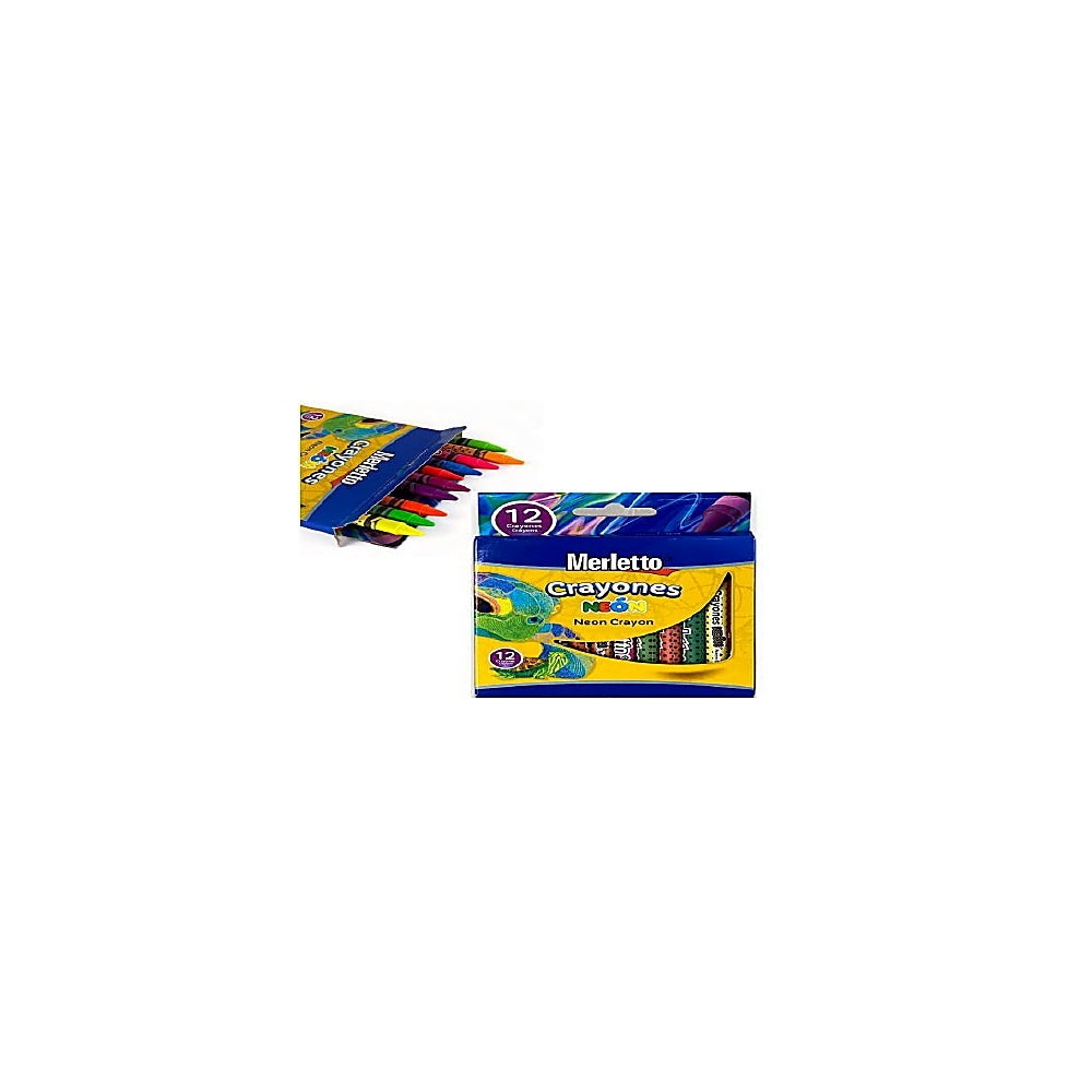 CRAYONES 12PCS NEON MERLETTO 780-7933936