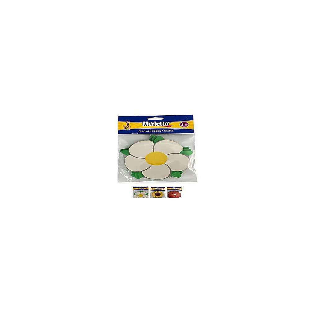STICKER DE FOAMY FLORES MERL 785-4633932
