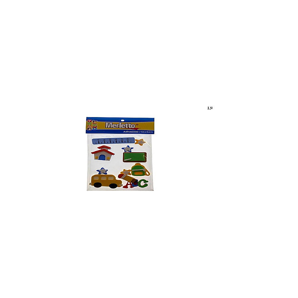 STICKER FOAMY 3D ESCUELA MER 785-8944004