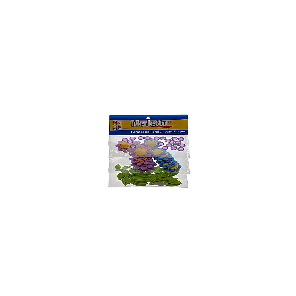 STICKER FOAMY 68PZA FLORES ME 785-8944005