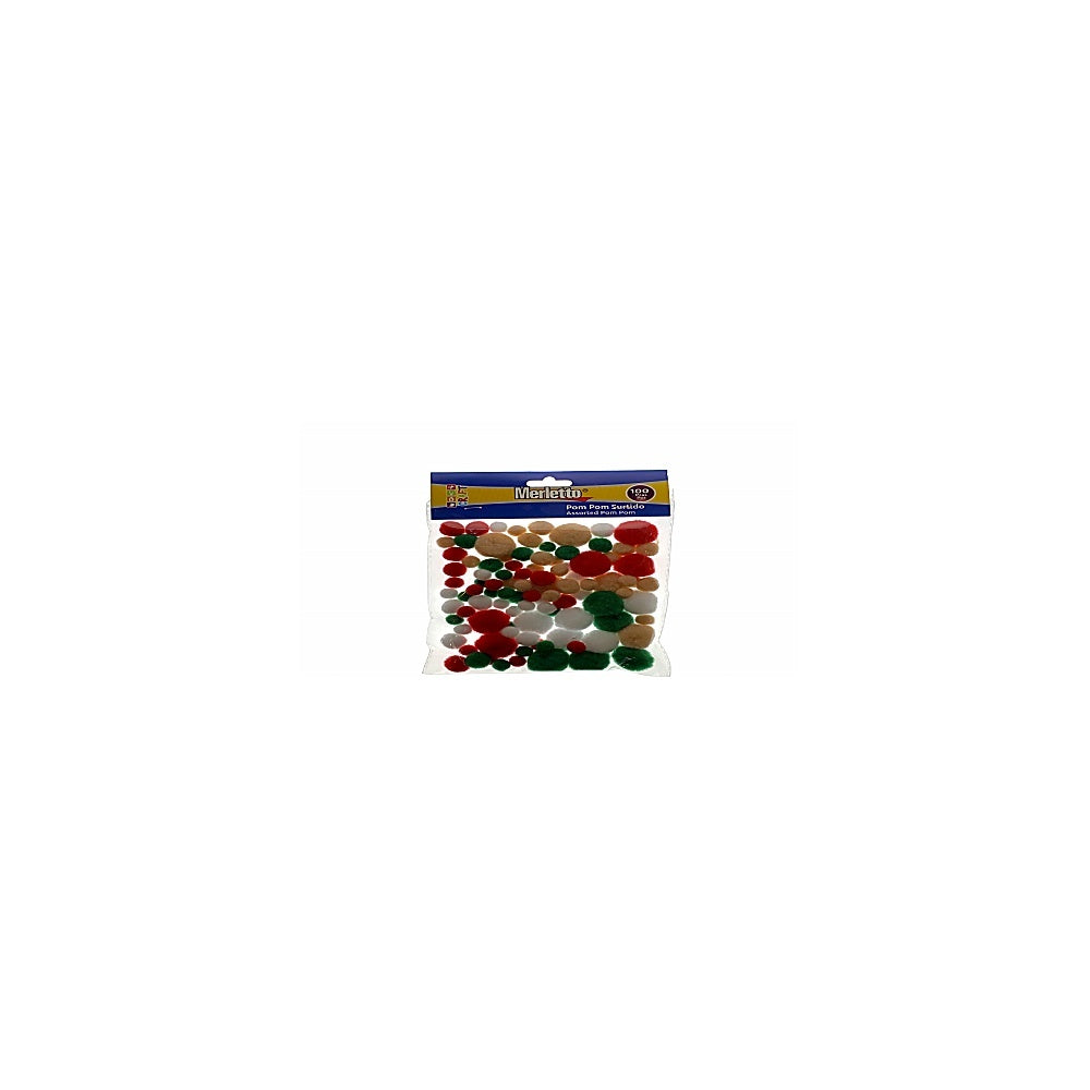 POMPONES 100PCS SURTIDOS 100PC 785-5663956