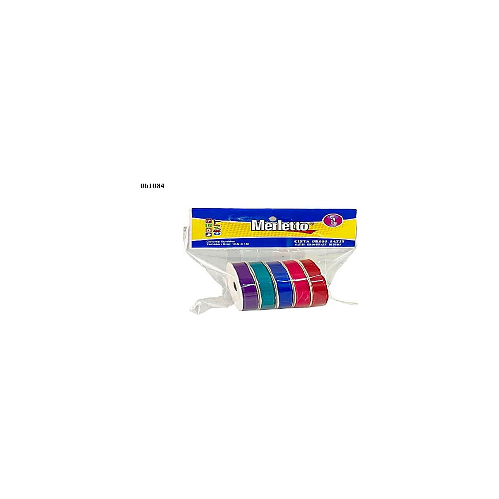 CINTA CROSS SATIN 5PCS 1CMX1M 785-7963833