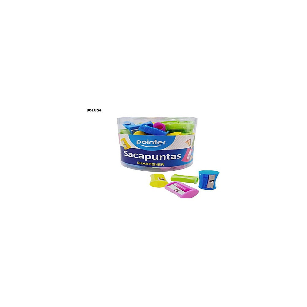 SACAPUNTA 72PCS PLASTICO NEON SH-17501