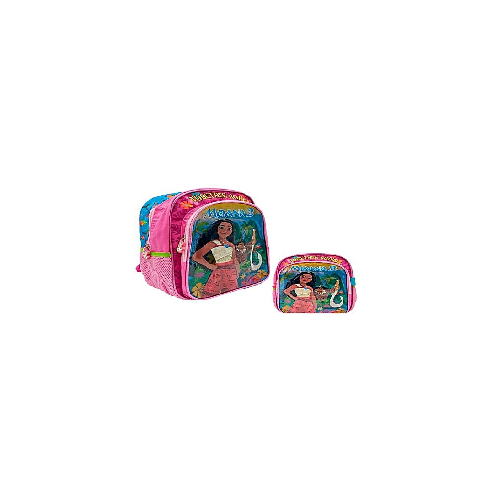 MOCHILA 12PLG GLITTER MOANA 2 DF-MO2-B630