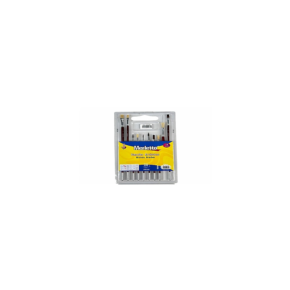 PINCELES 10PCS SURTIDOS MERLET 780-1594185