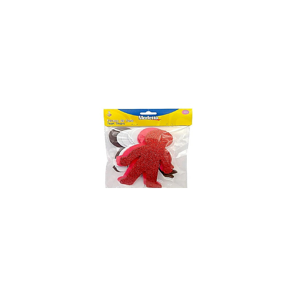 STICKER FOAMI 12PCS SILUETA HU 785-8944133