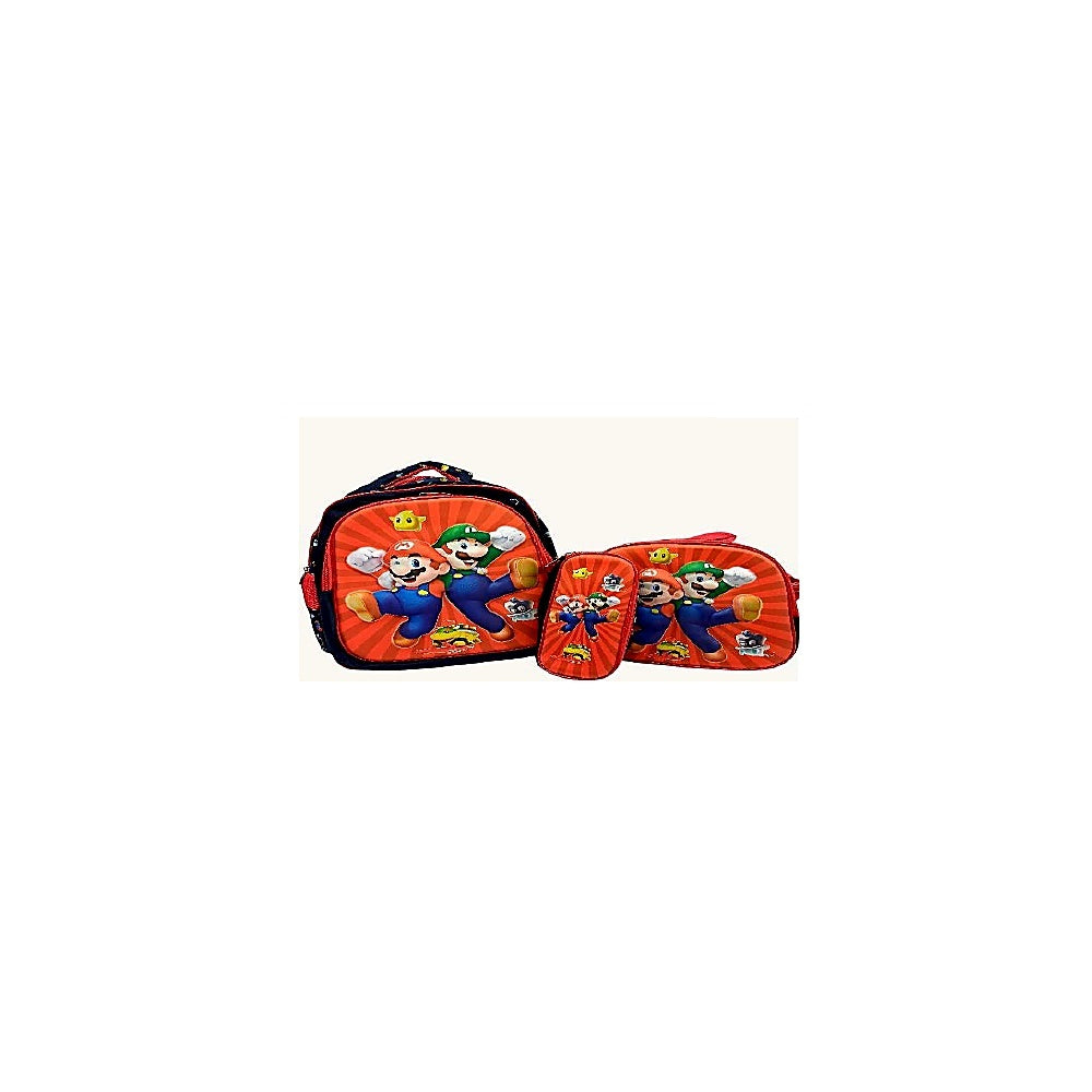MOCHILA 14PLG COMBO 3D MARIO 3D14B11