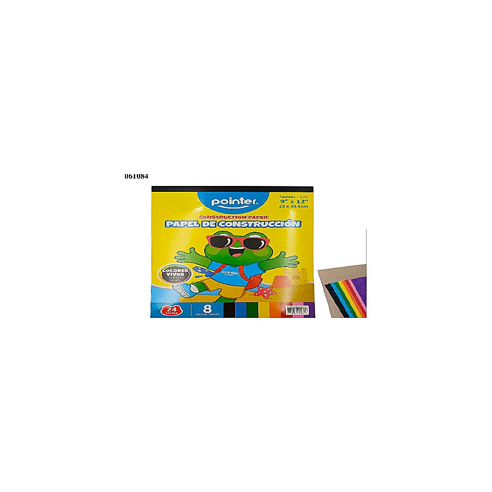 PAPEL CONSTRUCCION 24PAG 9X12 CON-912-24
