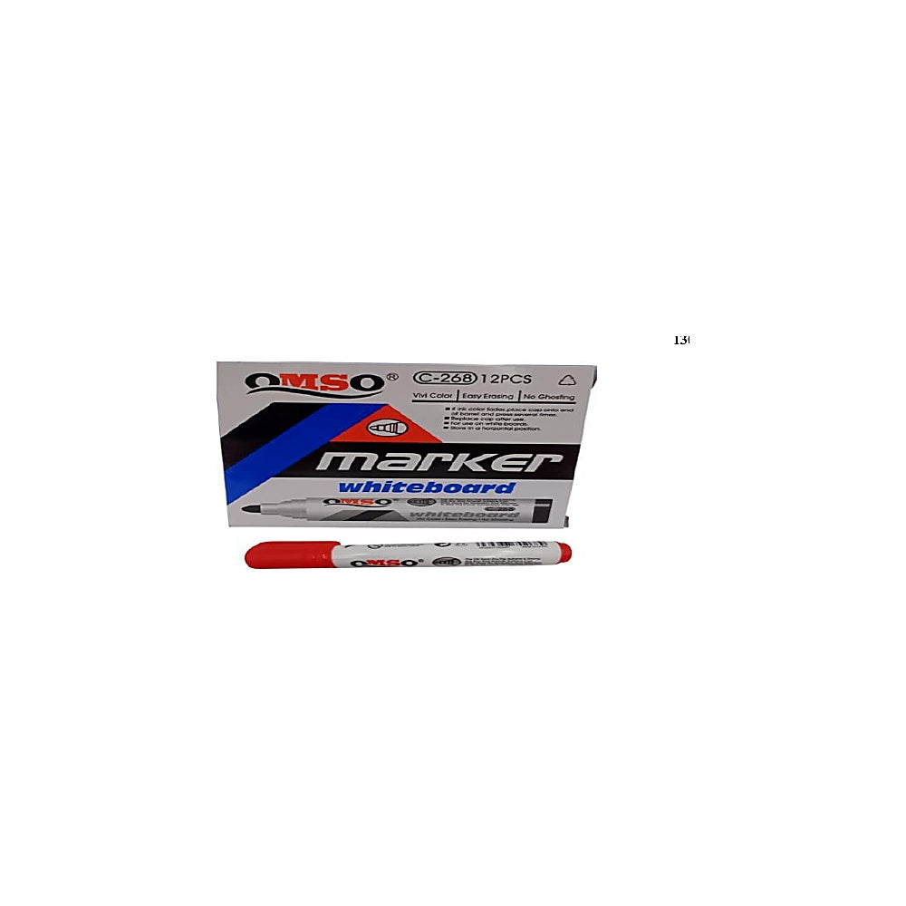 MARCADOR PÍZARRA OMSO ROJO C R4227