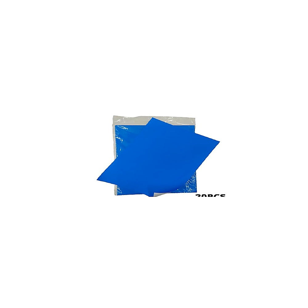 HOJAS COLORES NEON 20PCS AZUL R4184-B