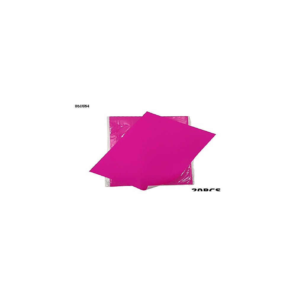 HOJAS COLORES NEON 20PCS ROSA R4184-P