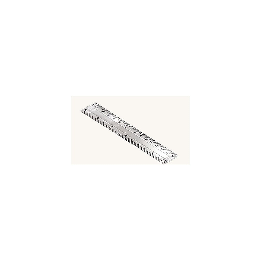 REGLA 15CM TRANSPARENTE R3054-1