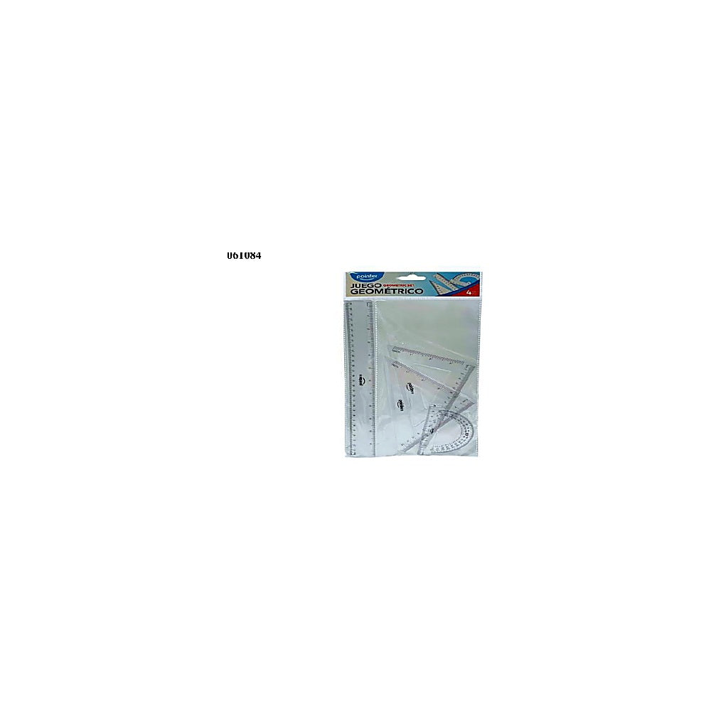 SET DE REGLA 30CM 4PCS POINTER RU-1230A