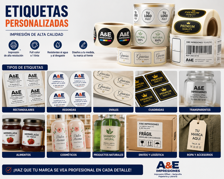 Etiquetas Personalizadas