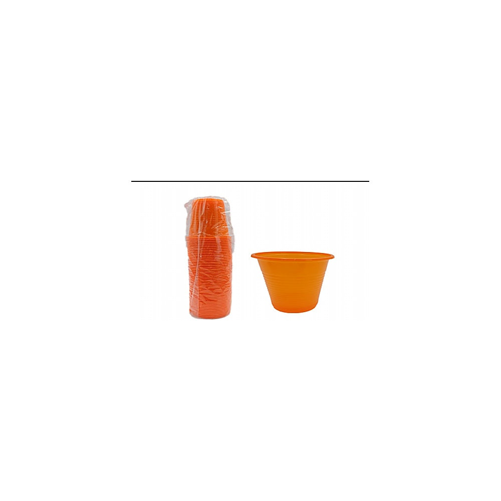 VASOS 200ML 50PCS NARANJA R4410-O