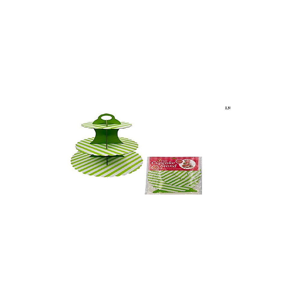 BASE CUPCAKE RAYAS VERDE R3994-G