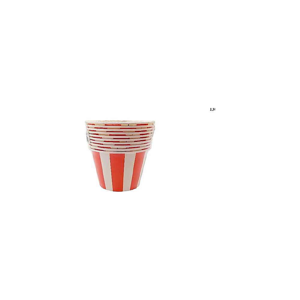 VASO CUMPLEAÑOS RAYAS 10-1 RO R3984-R