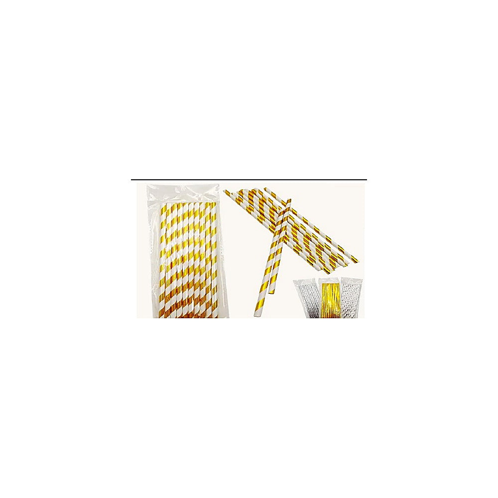 SORBETES DE PAPEL 10PCS DISEÑO R3989