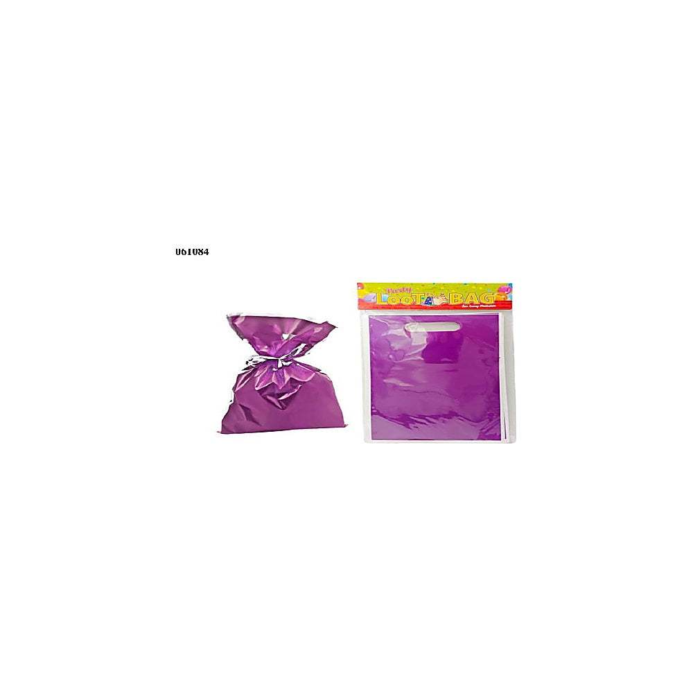 FUNDAS CUMPLEAÑOS 10PCS MOR R4461-PU