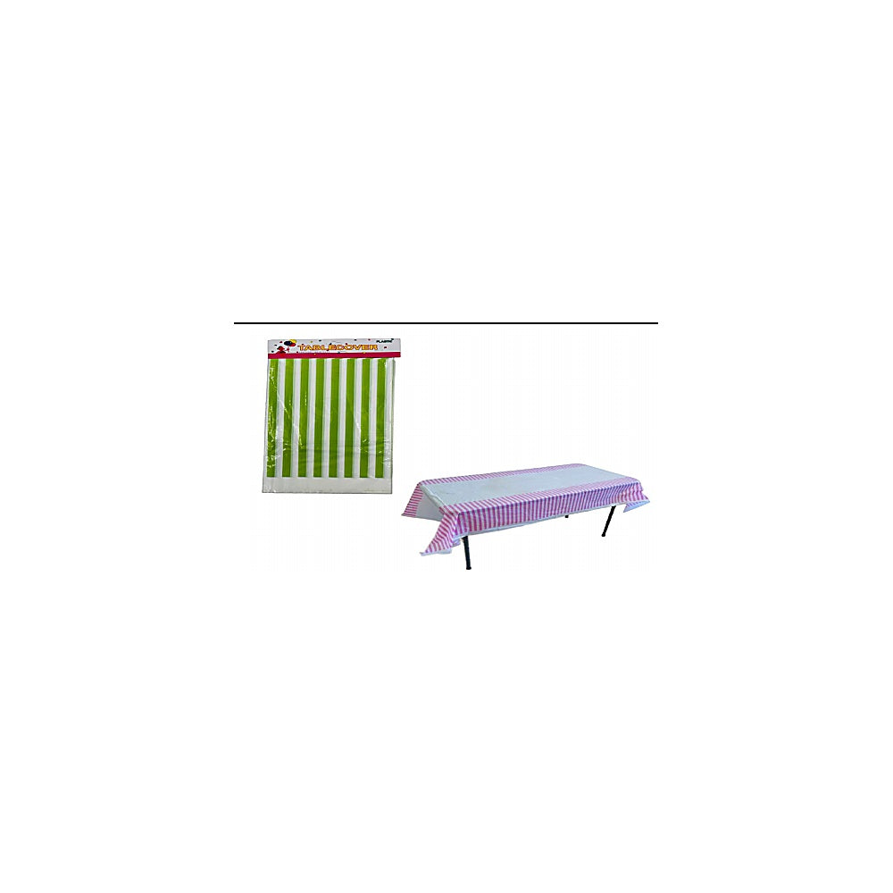 MANTEL CUMPLEAÑOS RAYAS VER R4466-G