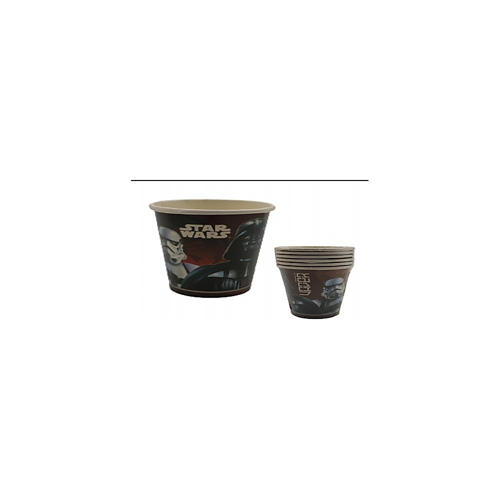 VASOS CUMPLEAÑO 6PCS STAR WA LPG-SW-V001