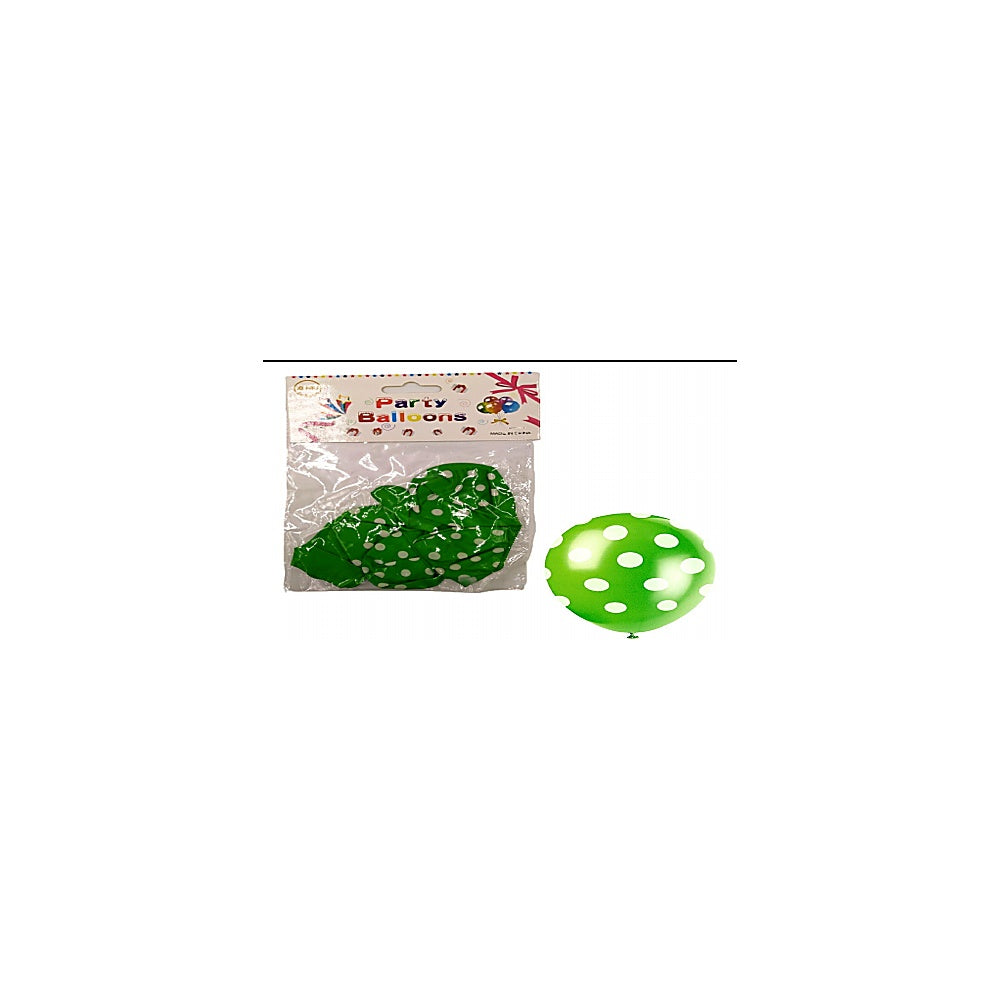 VEJIGA 12PLG 6PCS PUNTOS VERDE R3893-LMG