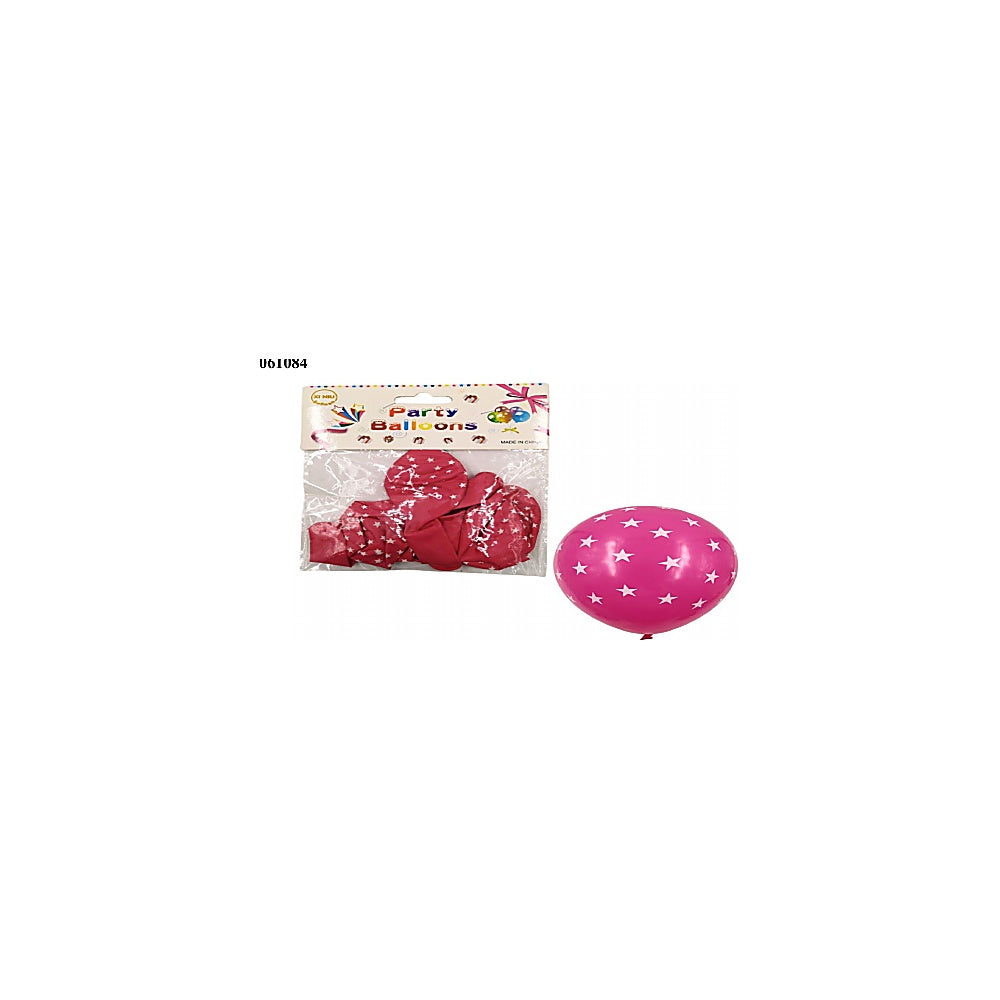 VEJIGA 12PULG 6PCS ESTRELLA FU R3905-DP