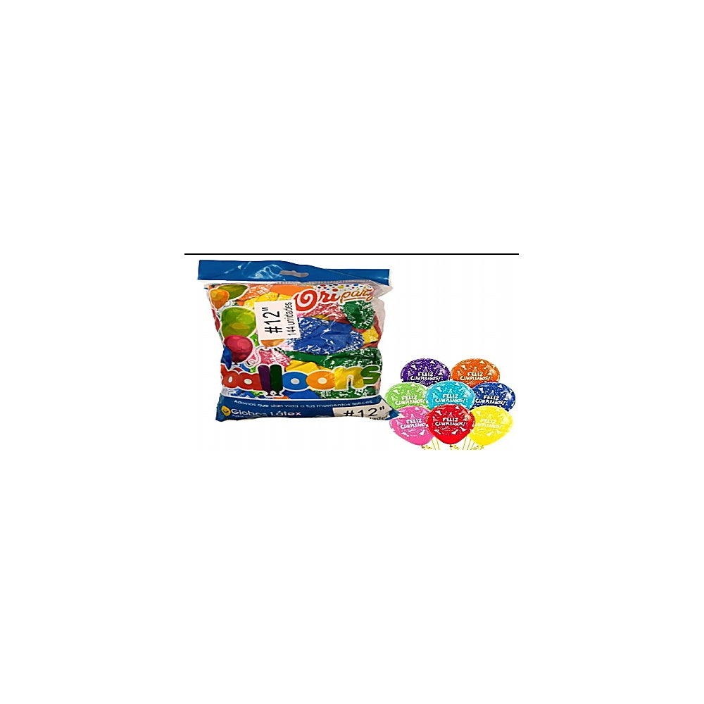 VEJIGA 12PULG ORIPARTY 144PCS F R3907-MIX