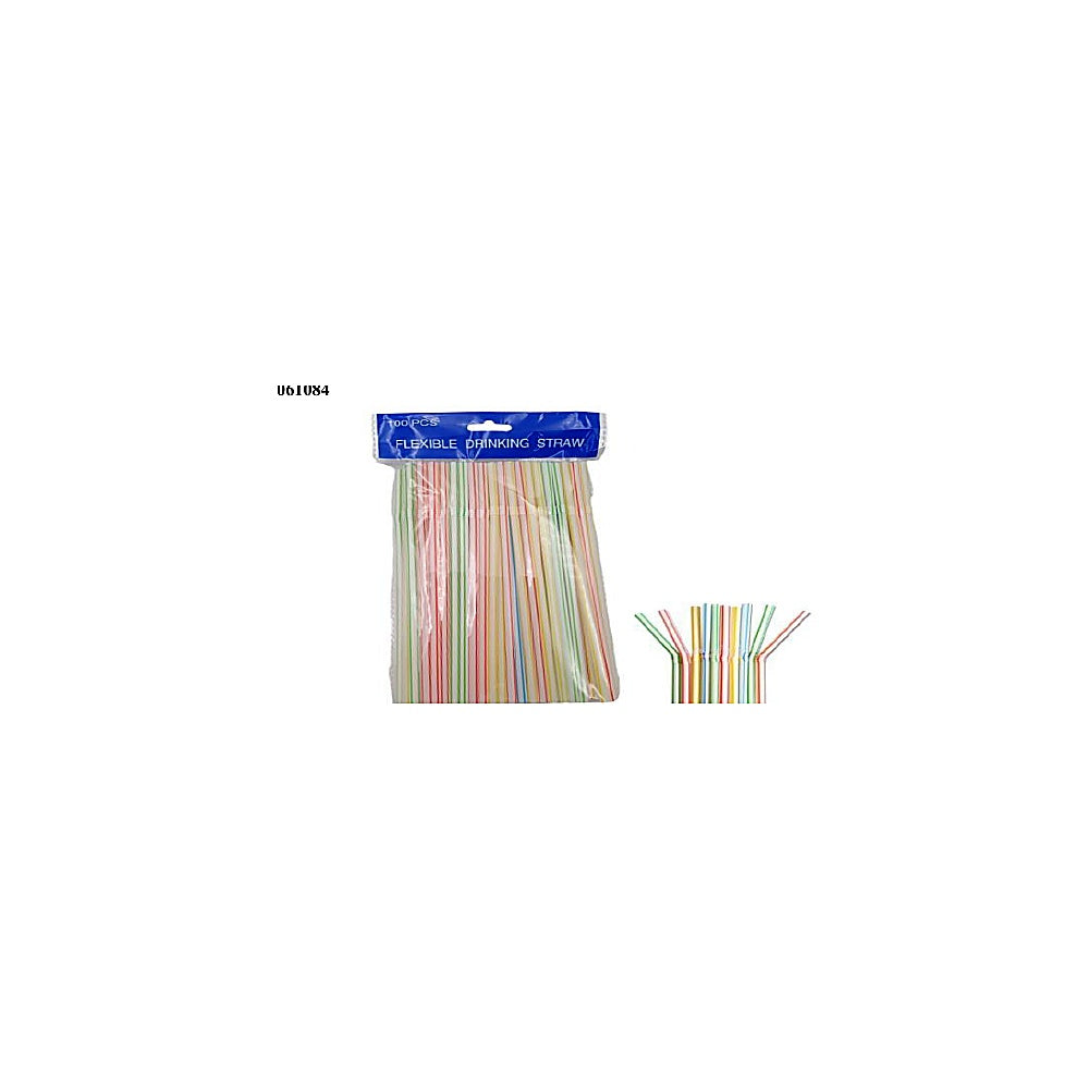 SORBETES PLASTICOS 100PCS RAY R0391-R
