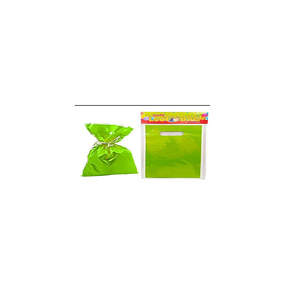 FUNDAS CUMPLEAÑOS 10PCS VERD R4461-LG