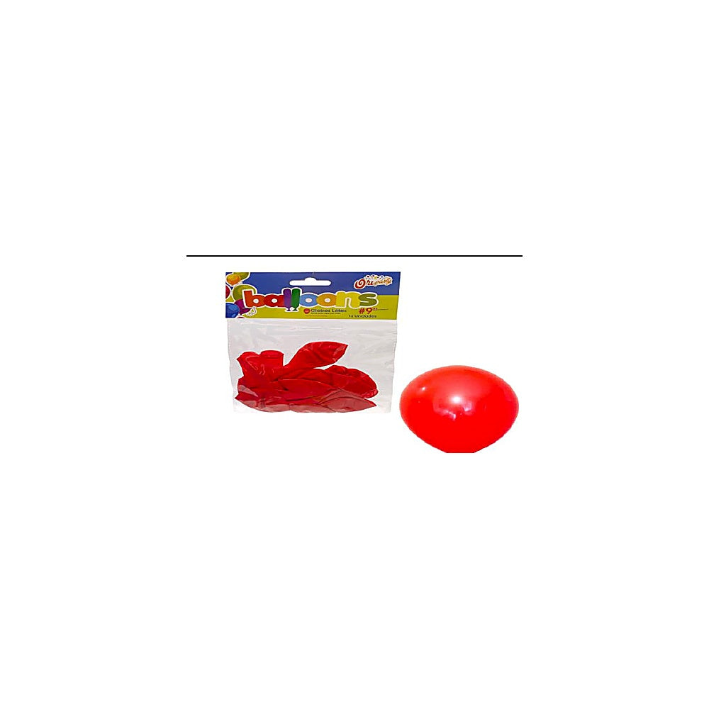 VEJIGAS 9PLG ORIPARTY 12PCS ROJ ORI3884-R