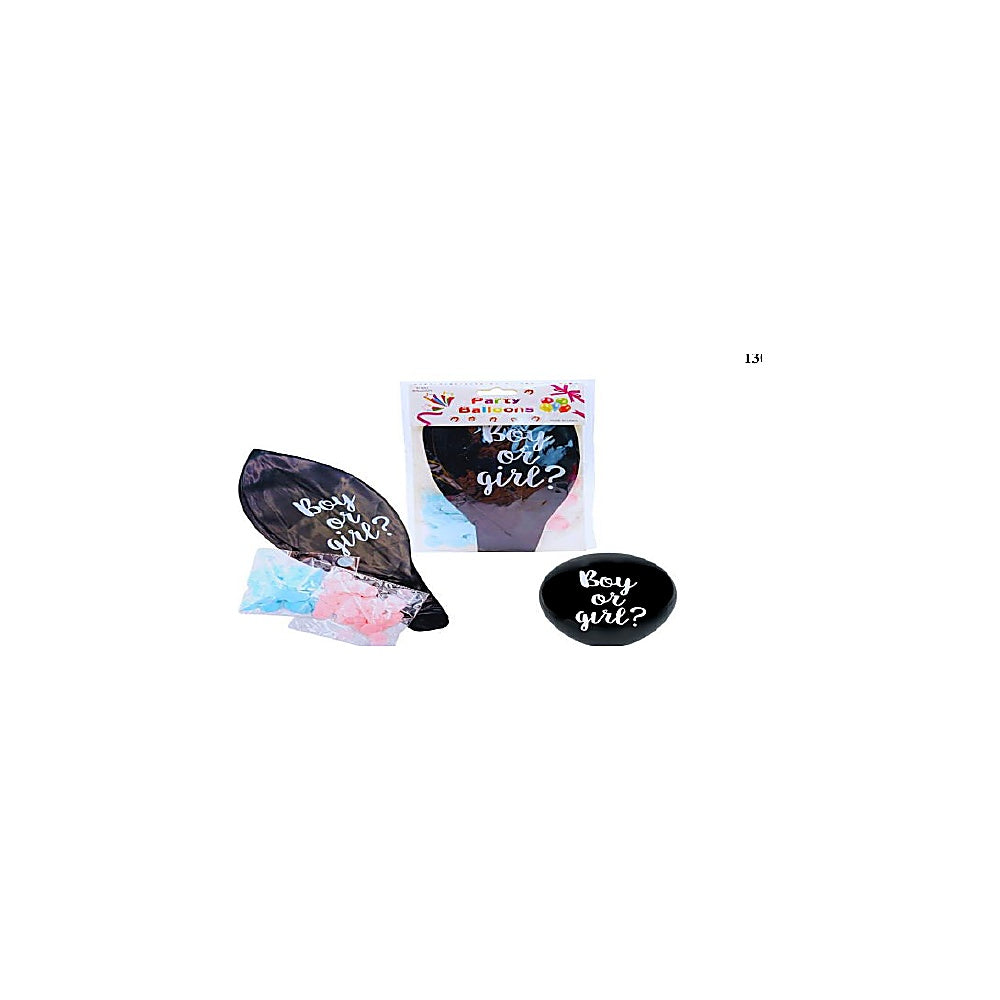 VEJIGA 36PLG NEGRA BOY OR GIRL R5397