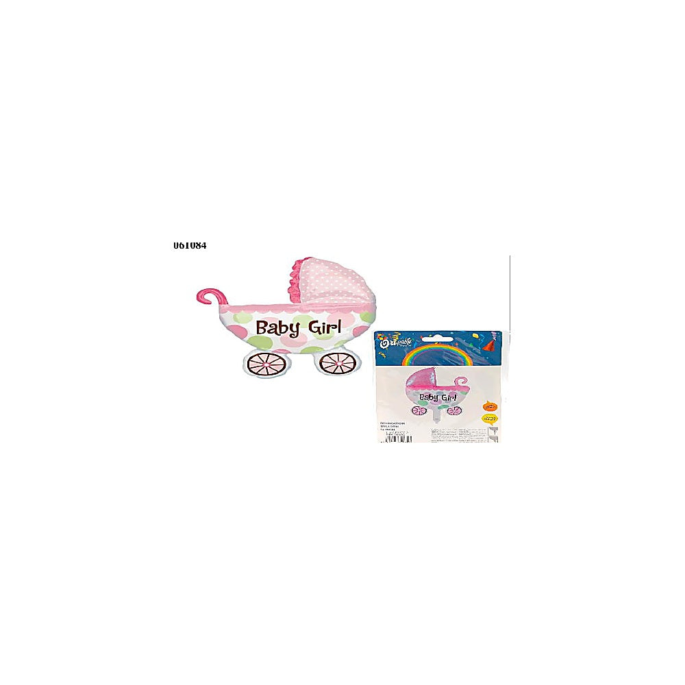 GLOBO 14PLG COCHE GIRL R5435-G