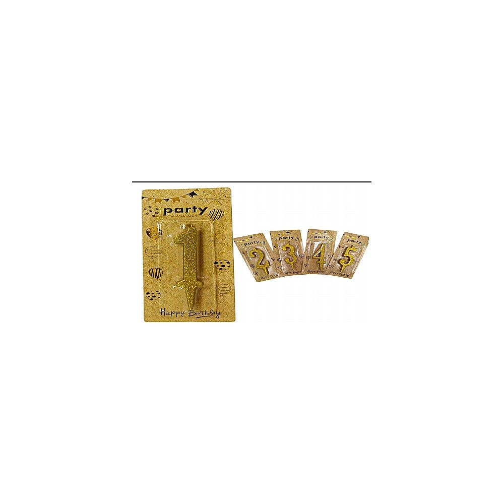 VELAS PARA CUMPLEAÑOS 1 AL 5 E R5280-A