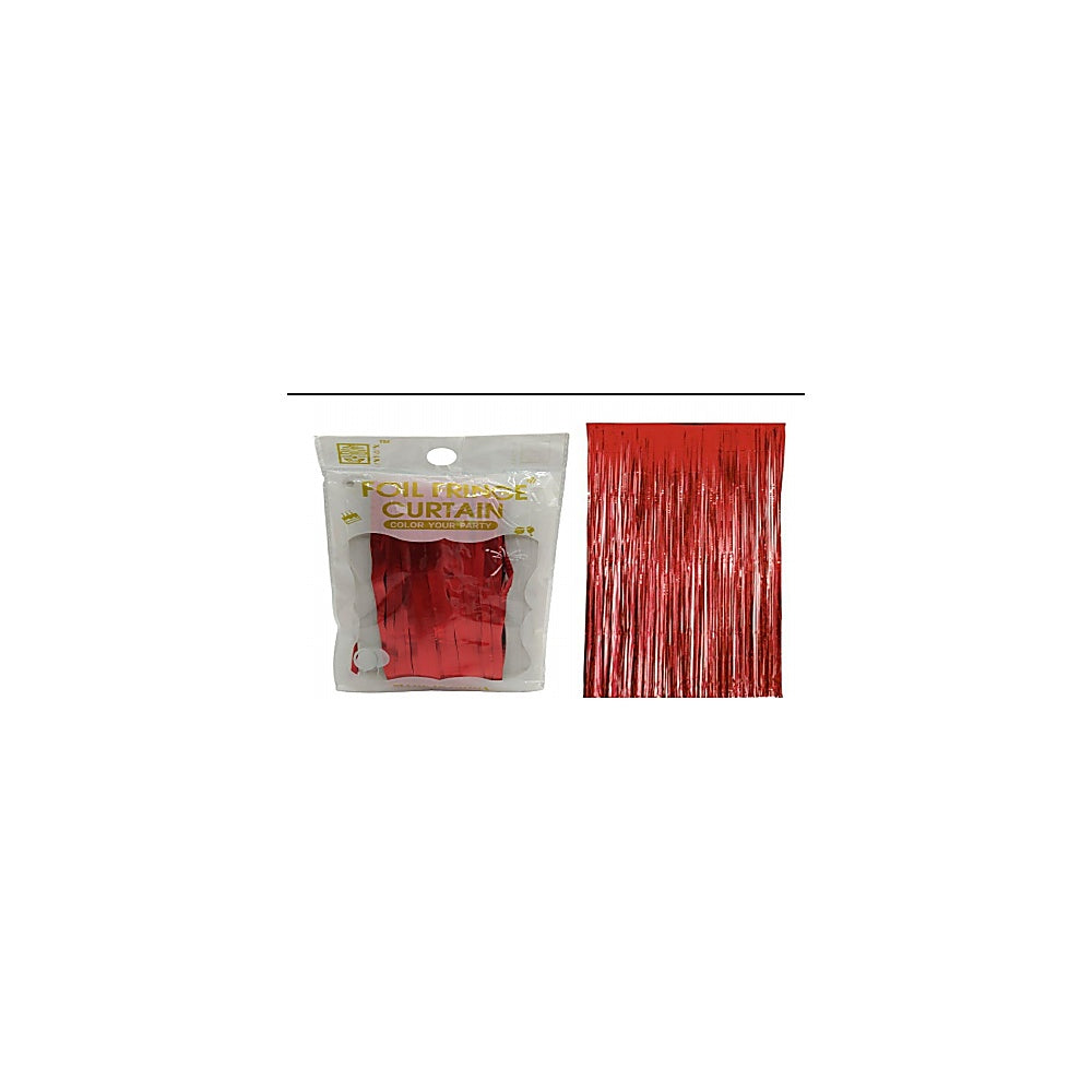 CORTINA PARA FIESTA 1MX2M ROJ R5323-RD