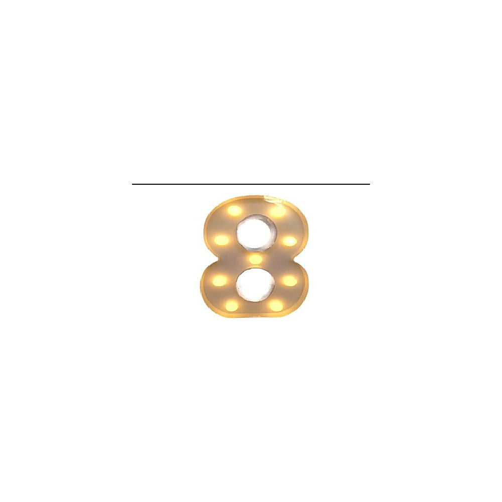 LAMPARA NUMERO 20.5CM 8 R5335-8