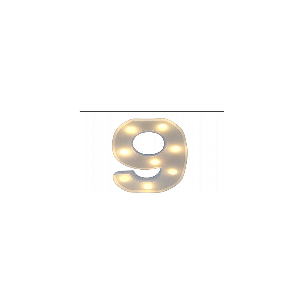 LAMPARA NUMERO 20.5CM 9 R5335-9