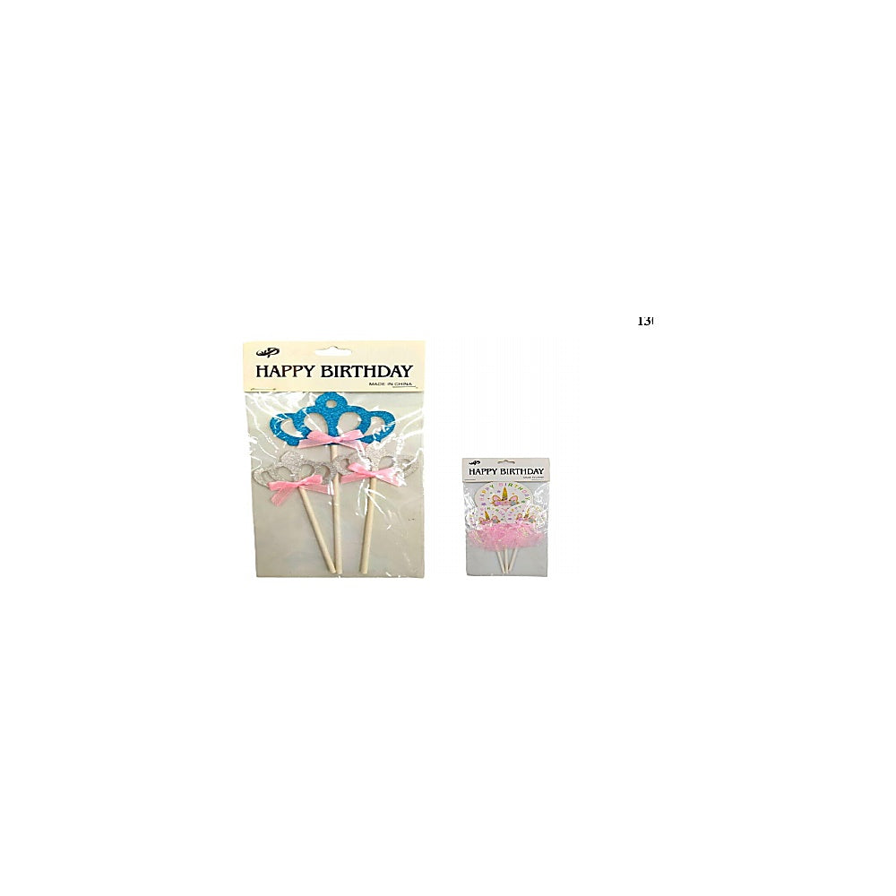 TOPPER PARA CUPCAKE CORONA/U R5978
