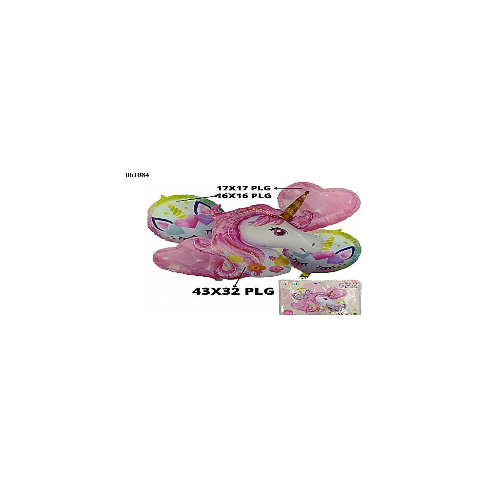 GLOBOS 5PCS UNICORNIO R5940