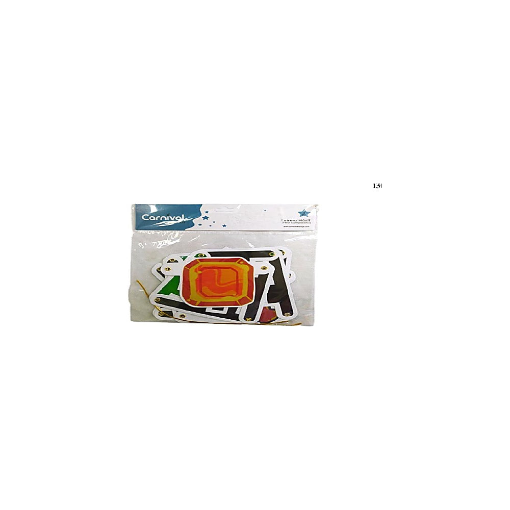LETRERO FELIZ CUMPLEAÑO 1PCS CA-GAME-LE