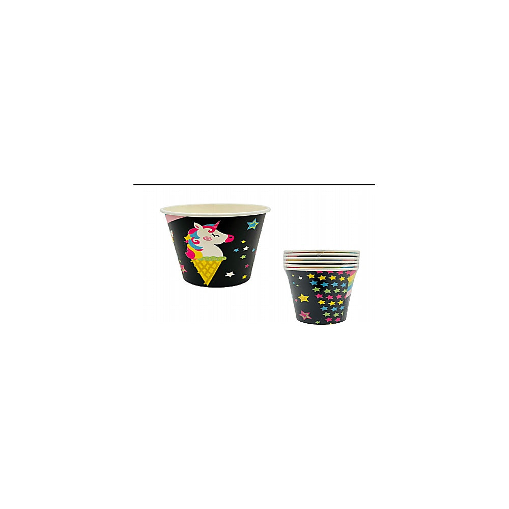 VASOS 9OZ 6PCS UNICORNIO HM-UNI-V9