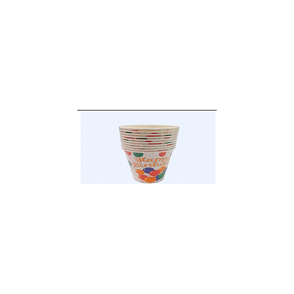 VASO 10PCS 250ML GLOBO R6218-CP