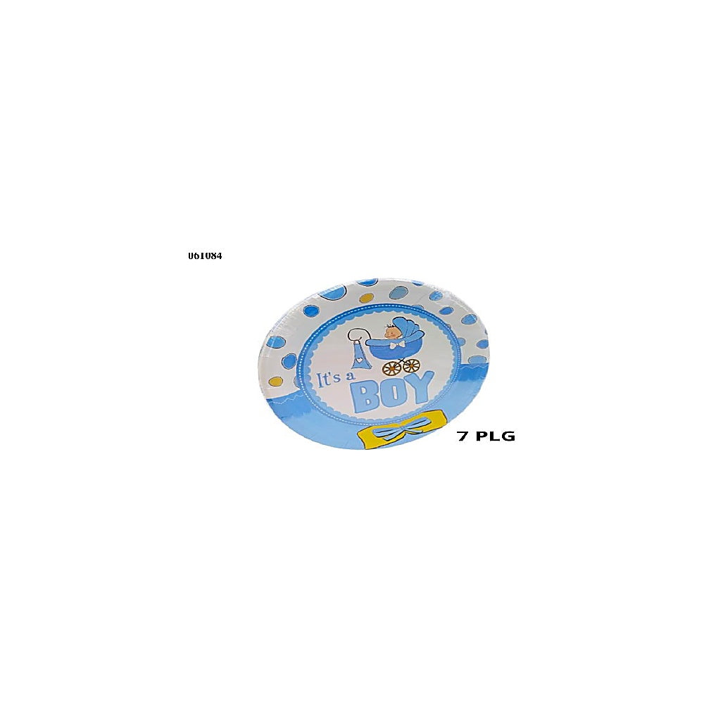 PLATOS 10PCS 7PLG BABYSHOWER R6219-7"