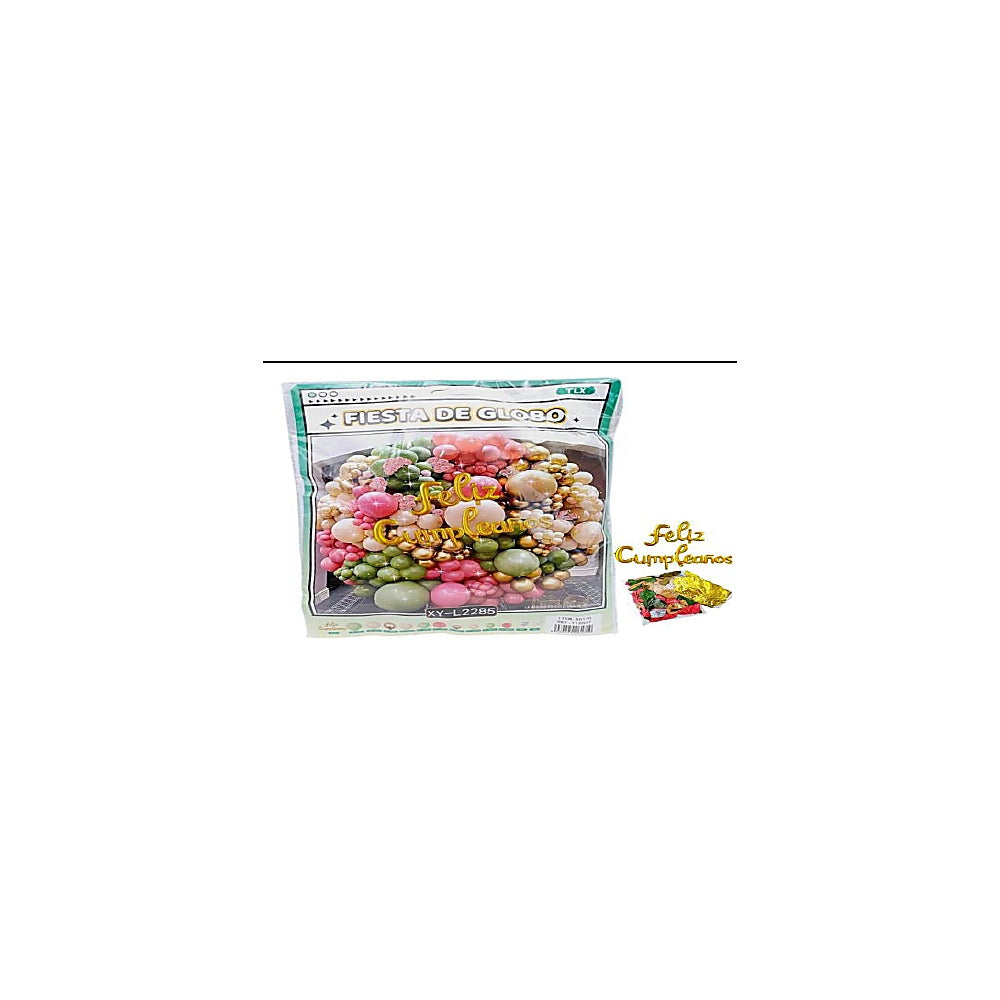 SET DE GLOBOS 125PCS R6170