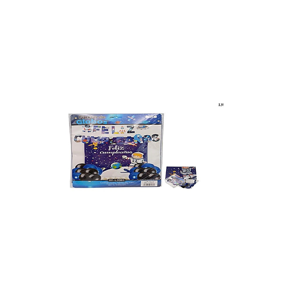 SET GLOBOS 20PCS ESPACIO R6176