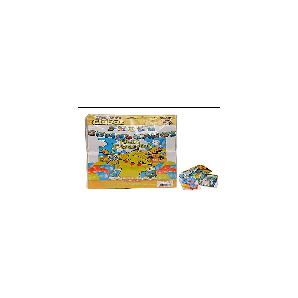 SET GLOBOS 20PCS POK R6177