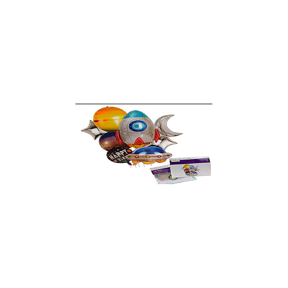 SET DE GLOBOS 8PCS ESPACIO HAL HM-ESP2-BQ8
