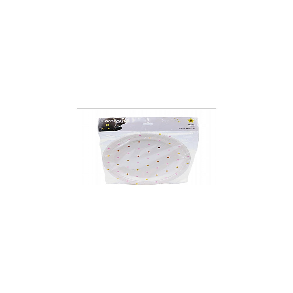 PLATOS CUMPLEAÑO 7PLG 8PCS BO CA-GBO-P7C